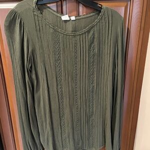 GAP Olive green Women's Blouse